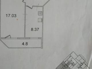 1-комн., 45.8 м², 9/16 этаж