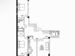 3-комн., 106 м², 20/23 этаж