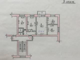 4-комн., 64.5 м², 3/5 этаж